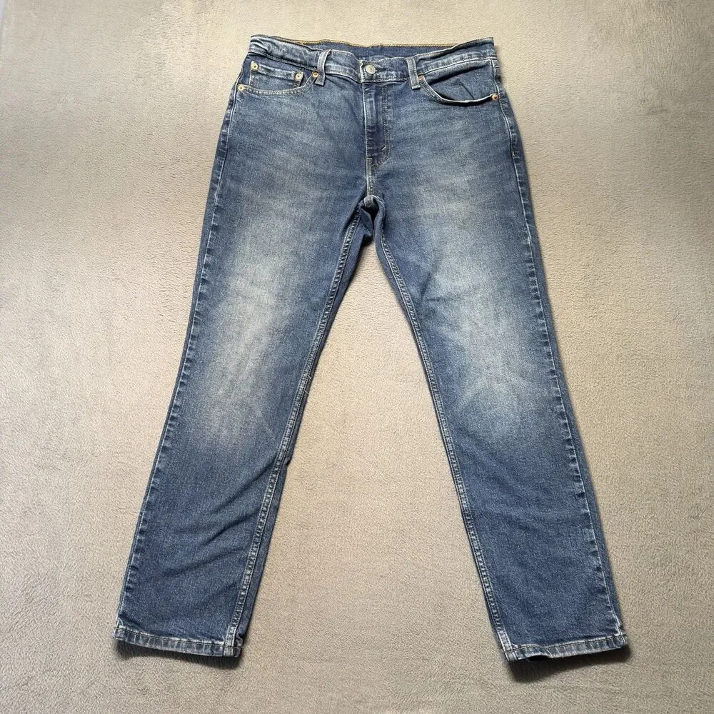 Levis 511 Mens 32x29 Slim Fit Straight Leg Blue Jeans Medium Wash Denim Casual